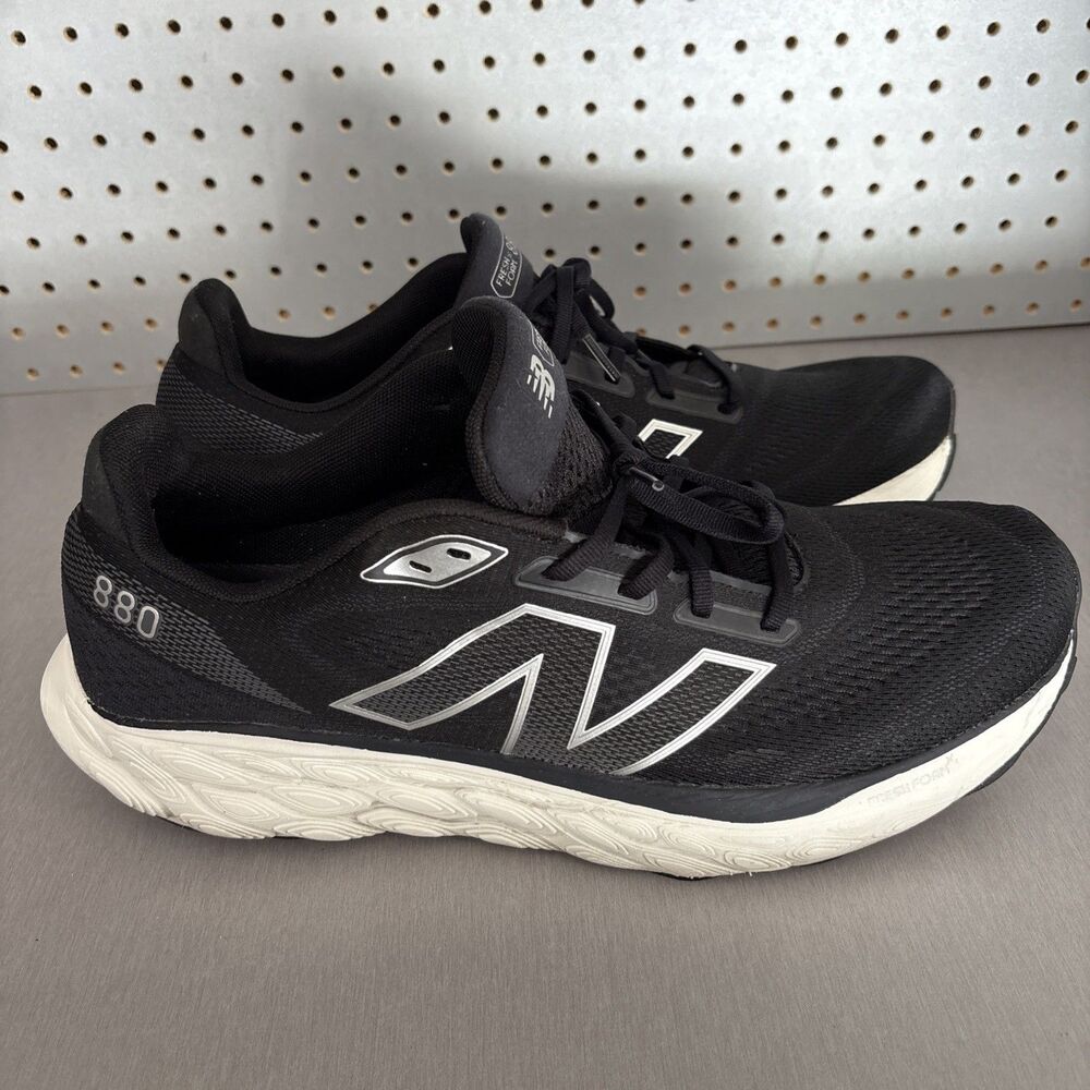 New Balance Fresh Foam X 880 V14 Mens Sz 14 D Shoes M880B14 Black White Running